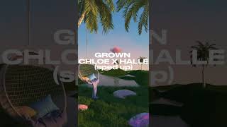 Grown Chloe x Halle sped up🤍 [upl. by Daberath]