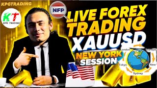 NFP LIVE TRADING XAUUSD gold xauusd forextrading trending powell usa goldtrading nysession [upl. by Desi680]