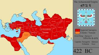 The History of the Achaemenid Empire Every Year [upl. by Lyrac]