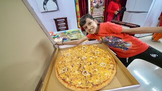 Surprising Piyush With Large Pizza 😍 [upl. by Sllew]