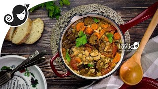 Vegan Cassoulet Recipe  French White Bean Stew [upl. by Keeler465]