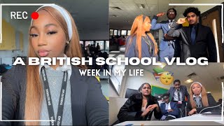 A BRITISH SCHOOL WEEK VLOG  what it’s really like in a British school…  Sixthform  4arahh [upl. by Lowson623]