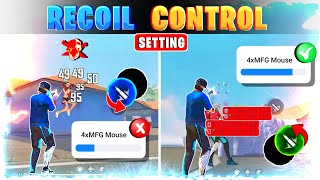 Recoil control in free fire 🔥  Free fire headshot setting in tamil  One tap sensitivity [upl. by Iniffit394]