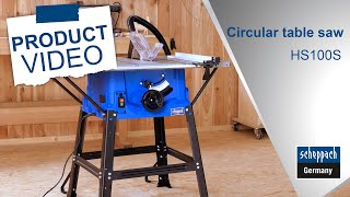 Circular Table Saw  HS100S [upl. by Aan]