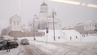 Winter in Helsinki Finland [upl. by Shanly]