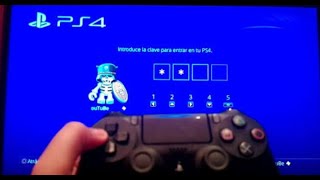 Cómo poner contraseña a tu PS4 fácil [upl. by Madox]