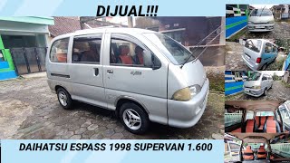 DAIHATSU ESPASS 1998 SUPERVAN 1600 ••DIJUAL•• [upl. by Ivana]