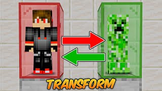 We Transform MOBS into HUMANS in Minecraft [upl. by Varini5]