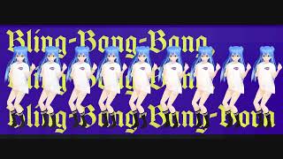 BlingBangBangBorn  Creepy Nuts  Mashle OP  MMD dance cover [upl. by Ronny404]