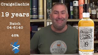 Craigellachie aged 19 years Speyside Single Malt Scotch Whisky Review by WhiskyJason [upl. by Turtle]