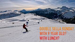 ⛷️ Can We Do a Double Sella Ronda with a 9YearOld and Still Fit in Lunch [upl. by Ajuna]