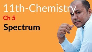 11th Class Chemistry ch 5  Explain Spectrum  FSc Chemistry Book 1 [upl. by Imij]