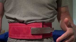 New Lifting Belt  How to Break in Crain or Inzer Belt [upl. by Airahcaz]