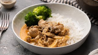 Classic Chicken Stroganoff Recipe [upl. by Misab]