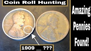 Found a 1909 Penny  Hunting a Bank Box of Pennies [upl. by Moncear979]