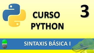 Curso Python Sintaxis Básica I Vídeo 3 [upl. by Pik]