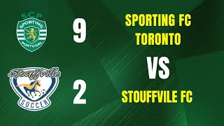 Sporting FC Toronto U18 v Stouffville SC Aug 1 2024 [upl. by Paynter]