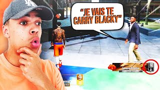 NBA 2K22  JE JOUE AVEC DES RANDOMS  challenge il domine le park avec 61 de général [upl. by Amluz69]