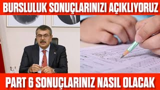 Bursluluk Sınav Sonuçlarınızı Açıklıyoruz PART6 [upl. by Xed453]