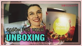 ROSSMANN • SCHÖN FÜR MICH BOX • UNBOXING • NOVEMBER 2018 ▹ THECAMERONXOXO [upl. by Llyrehc]