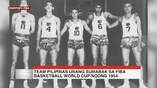 Team Pilipinas unang sumabak sa FIBA Basketball World Cup noong 1954  CLTV36 News Clip [upl. by Farny492]