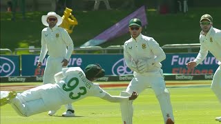 keegan petersen catch of pujara  pujara wicket today vs sa  keegan petersen catch  Ind vs Sa [upl. by Aysahc]