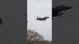 F15s landing at Lakenheath [upl. by Ahsiatal358]