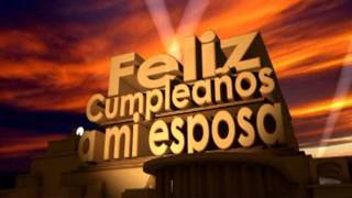 Feliz Cumpleaños a mi esposa [upl. by Dnumde]