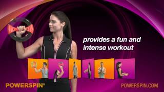 PowerSpin  Easy Way to Tone Your Arms and Abs [upl. by Isawk]