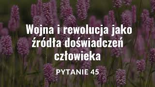 Wojna i rewolucja jako źródła doświadczeń człowieka  Przedwiośnie Pytanie nr 45  matura 2025 [upl. by Sigfried]