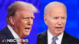 Watch the first 2024 presidential debate between Biden and Trump [upl. by Ajim]