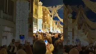 Christmas lights in Málaga spain christmas 2023 malaga [upl. by Charline331]