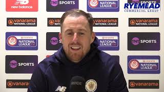 Slough Town 00 Yeovil Town  Postmatch interview with Scott Davies  16 March 2024 [upl. by Shanie]