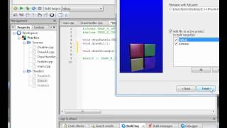 OpenGL Tutorial 3 Drawing Triangles [upl. by Notreve]