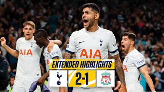 TOTTENHAM HOTSPUR 21 LIVERPOOL  PREMIER LEAGUE EXTENDED HIGHLIGHTS [upl. by Sirret]