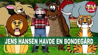 Jens Hansen havde en bondegård og meget mere  Danske børnesange [upl. by Aihsekram124]