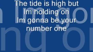 The tide is high w lyrics [upl. by Granthem]