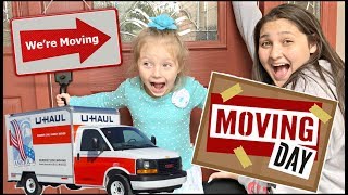 MOVING day VLOG GHOSTS and SWEAT The TOYTASTIC Sisters FUNNY SKIT from KAIA FUNNY KIDS [upl. by Walling]