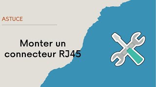 Comment monter un connecteur RJ45 [upl. by Ailad]