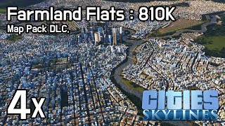 Cities Skylines  Farmland Flats 4x Map Pack 810K [upl. by Odareg]