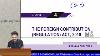 REVISION FCRA 2010 ✅ CA CMA Final  Sure Shot 4 Marks  Foreign Contribution [upl. by Inek873]