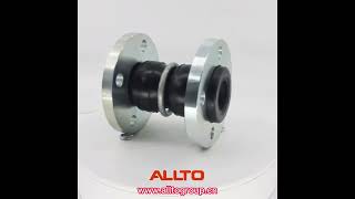 Double Sphere Flange Rubber Expansion Joint Display Video [upl. by Neyut664]