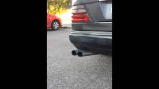 W124 Om606 turbo 3 inch straight exhaust [upl. by Bail]