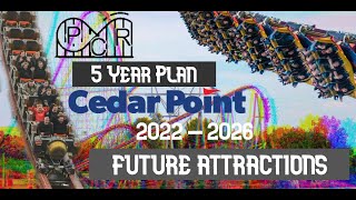 Cedar Point 5 Year Plan 2022  2026 future attractions [upl. by Ecirtac]