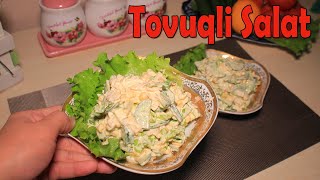 CHICKEN Salad Вкусный КУРИНЫЙ СалатTOVUQLI Salat Tayyorlash Salatlar tayyorlash 2022 Salad [upl. by Uund262]