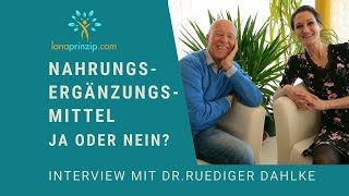 Nahrungsergänzungsmittel Ja oder Nein Interview mit Dr Ruediger Dahlke [upl. by Iggam]