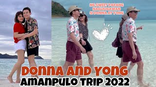 DONNA CRUZ AT YONG LARRAZABAL SWEET NA SWEET SA KANILANG AMANPULO TRIP PARANG NAGLILIGAWAN [upl. by Enylhsa526]