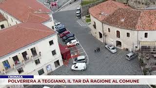 CRONACA POLVERIERA A TEGGIANO IL TAR DÀ RAGIONE AL COMUNE [upl. by Nanny699]