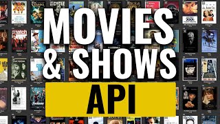 Easy way to get data from Movies amp TV Shows with IMDB API and RapidAPI [upl. by Caty]