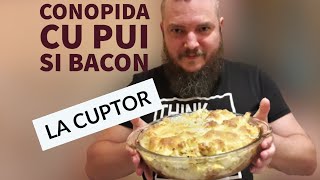 Reteta de CONOPIDA cu PIEPT DE PUI si BACON LA CUPTOR [upl. by Jabon]